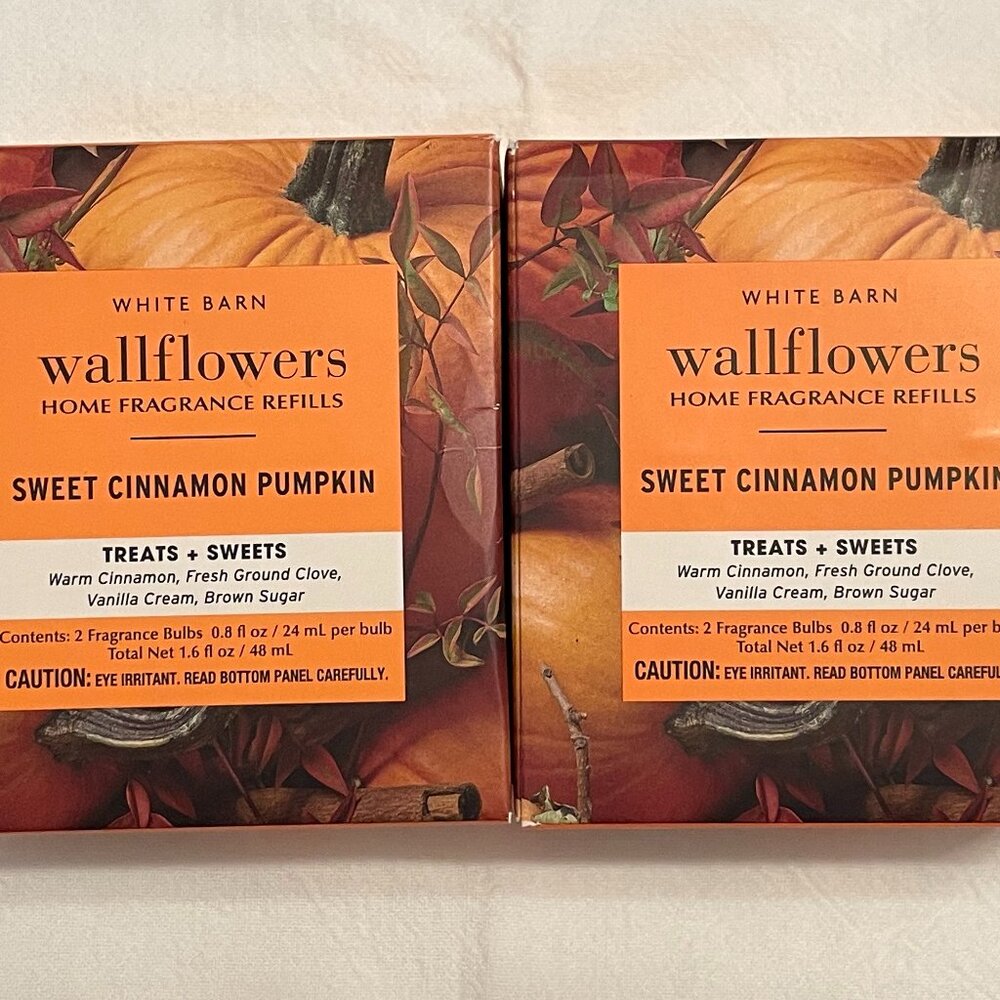 BODY & BODY WORKS SWEET CINNAMON PUMPKIN WALLFLOWERS